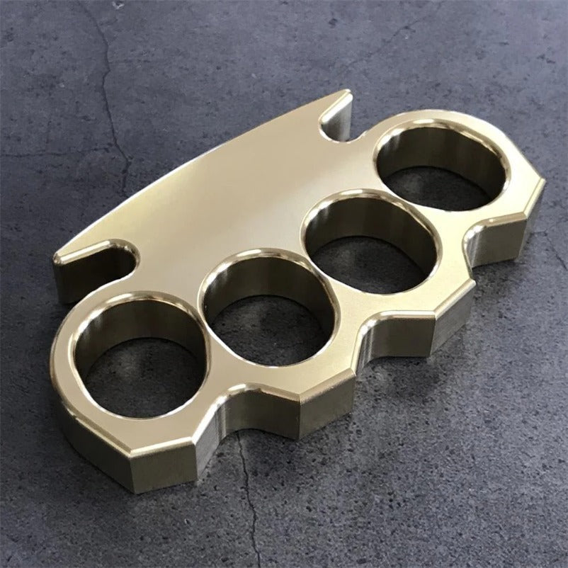 Brass Knuckle Duster Ultimate Self-Defense Tool for EDC