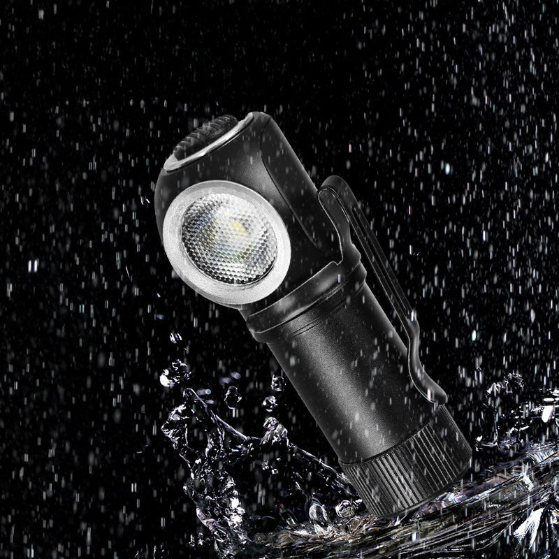Portable Waterproof Headlamp with Removable Flashlight Torch for Night Use