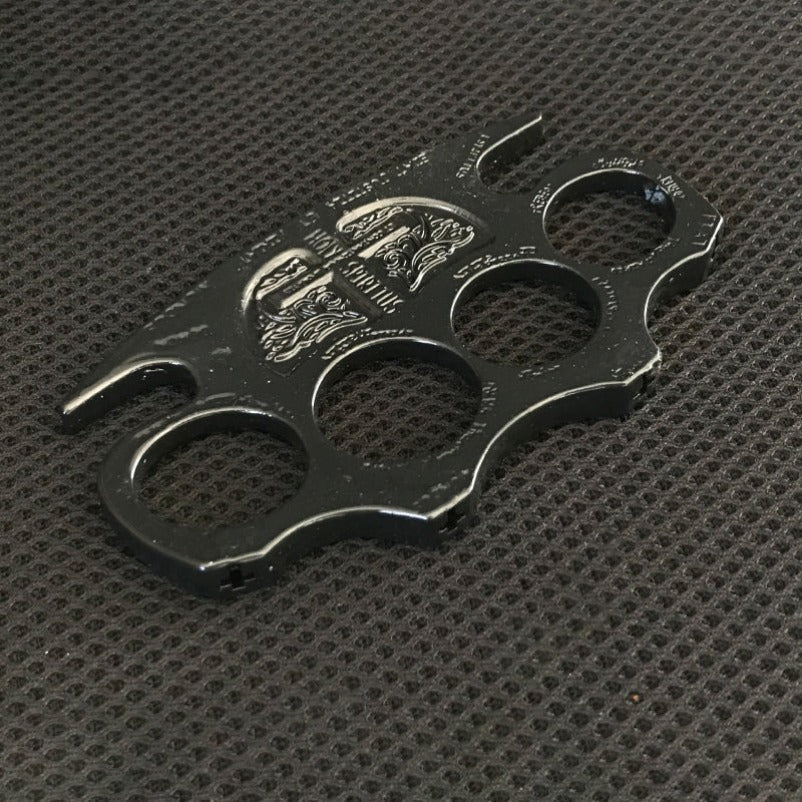 BroadGuard Metal Brass Knuckle Duster and Fist Buckle for Enhanced Protection