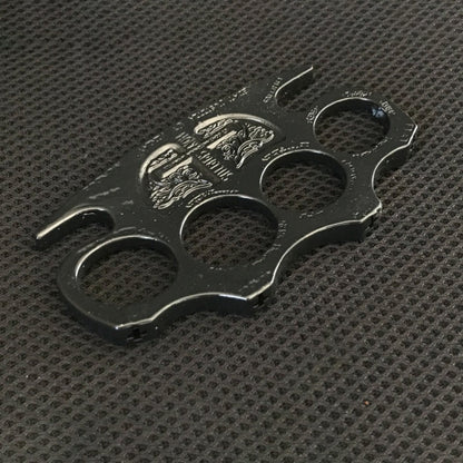 BroadGuard Metal Brass Knuckle Duster and Fist Buckle for Enhanced Protection