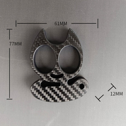 Carbon Fiber Knuckle Duster Security Tool in Various Designs