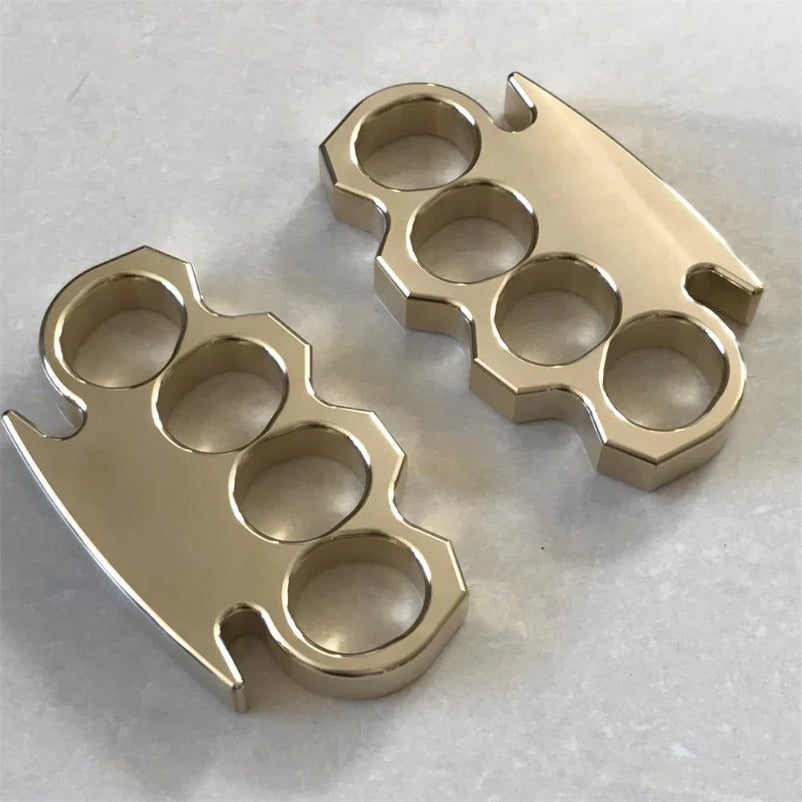 Brass Knuckle Duster Ultimate Self-Defense Tool for EDC