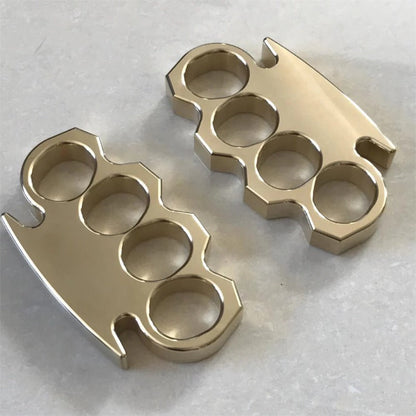 Brass Knuckle Duster Ultimate Self-Defense Tool for EDC