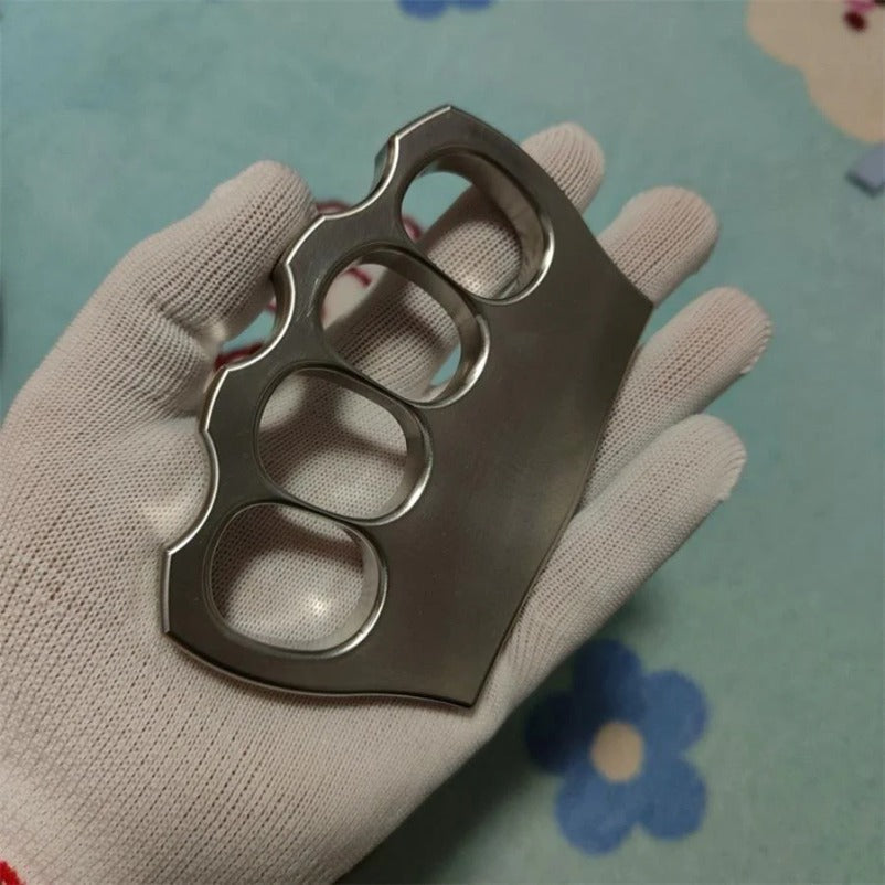 Protective Knuckle Duster Crafted from 304 Stainless Steel for EDC