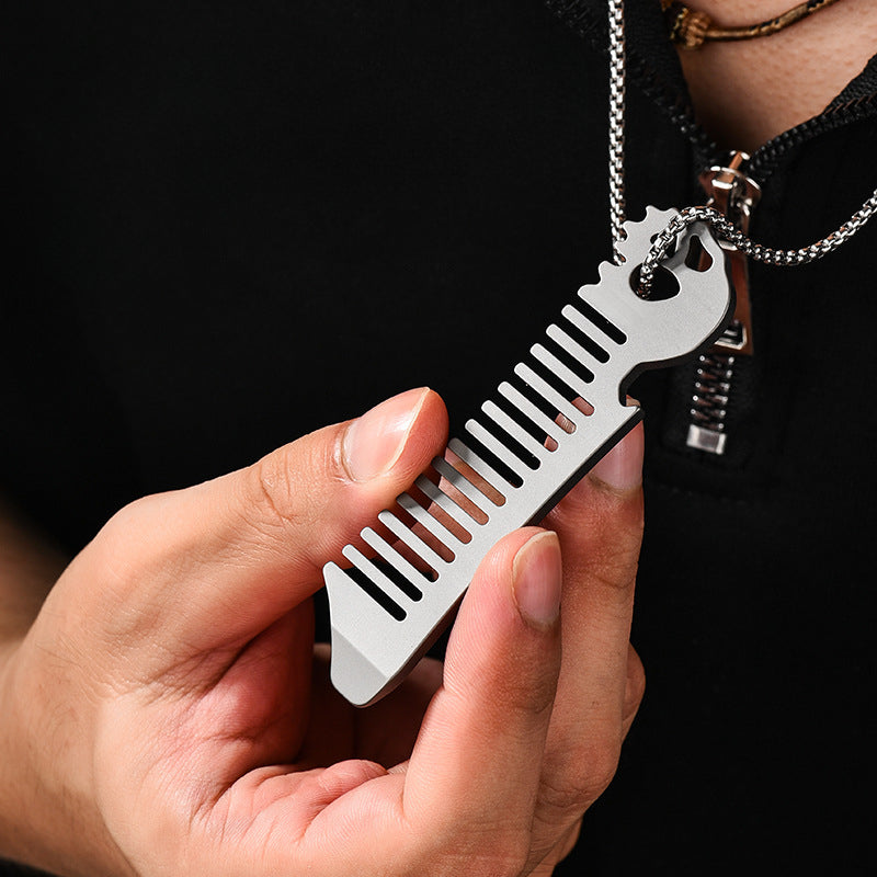 Titan Groomer Comb with Bottle Opener Anti-Static Design