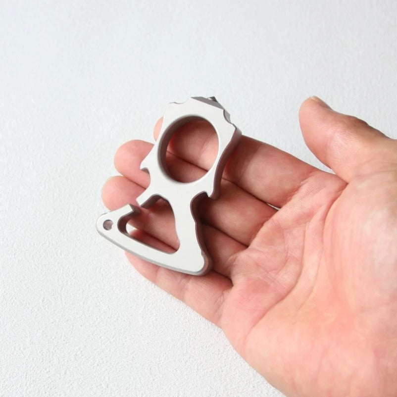 304 Steel Quick-Hang Knuckle Duster for Personal Protection