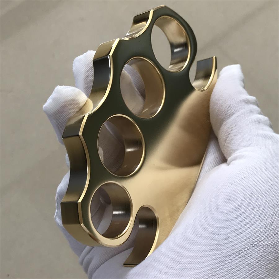 Brass Self-Defense EDC Knuckle Duster with Smooth Polished Surface