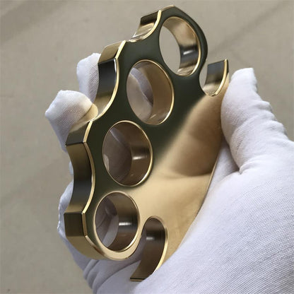 Brass Self-Defense EDC Knuckle Duster with Smooth Polished Surface
