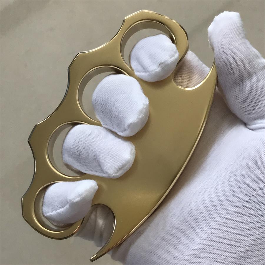 Brass Self-Defense EDC Knuckle Duster with Smooth Polished Surface