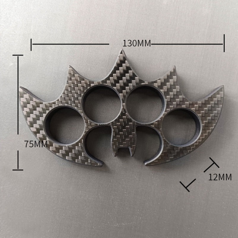 Carbon Fiber Knuckle Duster Security Tool in Various Designs