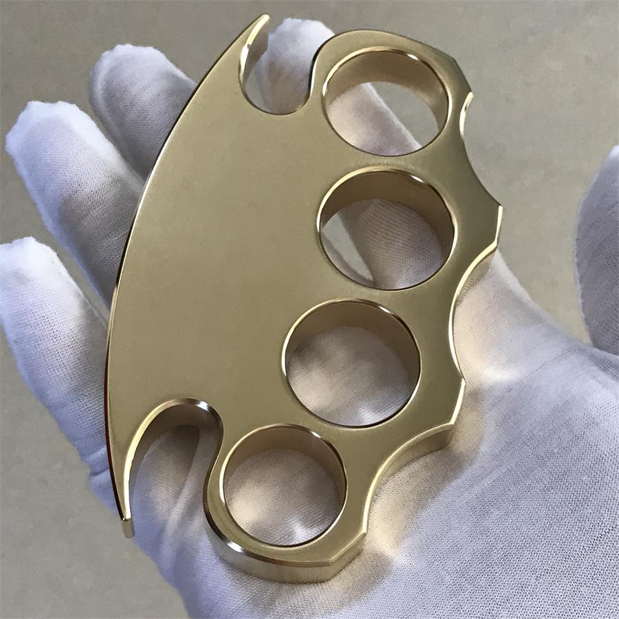 Brass Self-Defense EDC Knuckle Duster with Smooth Polished Surface