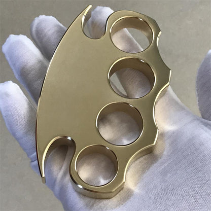 Brass Self-Defense EDC Knuckle Duster with Smooth Polished Surface