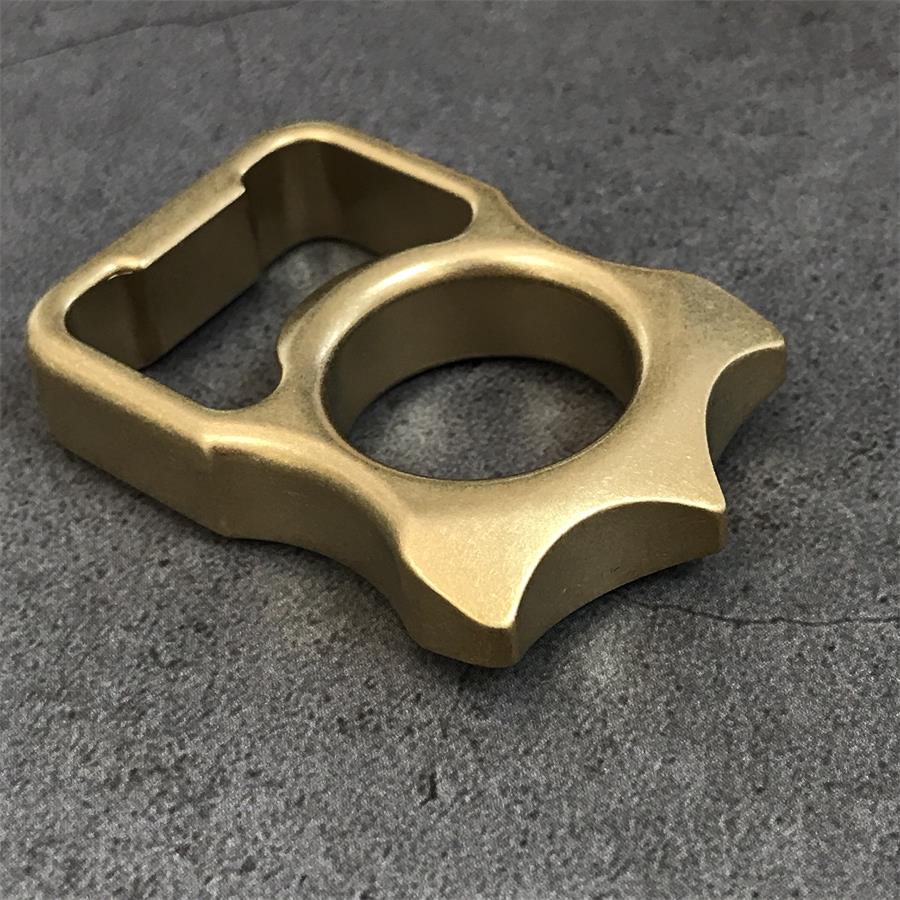 Heavy-Duty Brass Knuckle Duster with Bottle Opener and Window Breaker EDC Tool