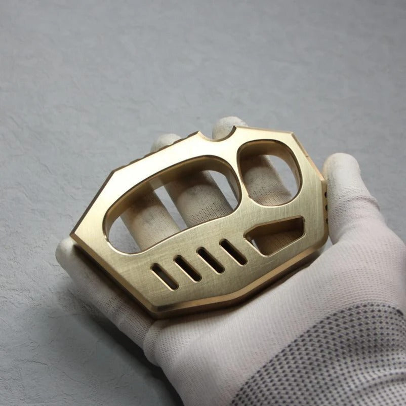 Brass Knuckle Duster for Personal Defense Tactical EDC Tool