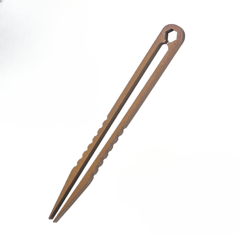 Multi-Function Static-Free TC4 Titanium Tweezers with Anti-Magnetic Properties