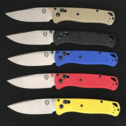 Liome Tactical Folding Blade Survival Knife with Fiber Grip for EDC and Camping