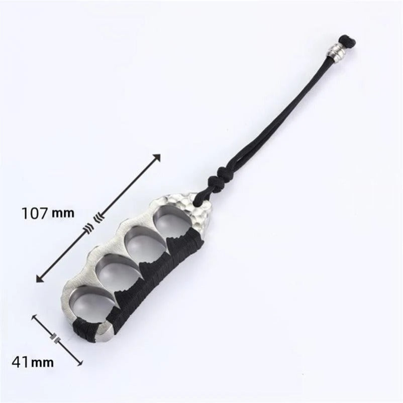 Portable Pea Knuckle Duster Made from TC4 Titanium for EDC