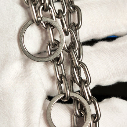Welded Titanium Wallet Chain Quick Clip Motorcycle Keychain Belt Loop EDC