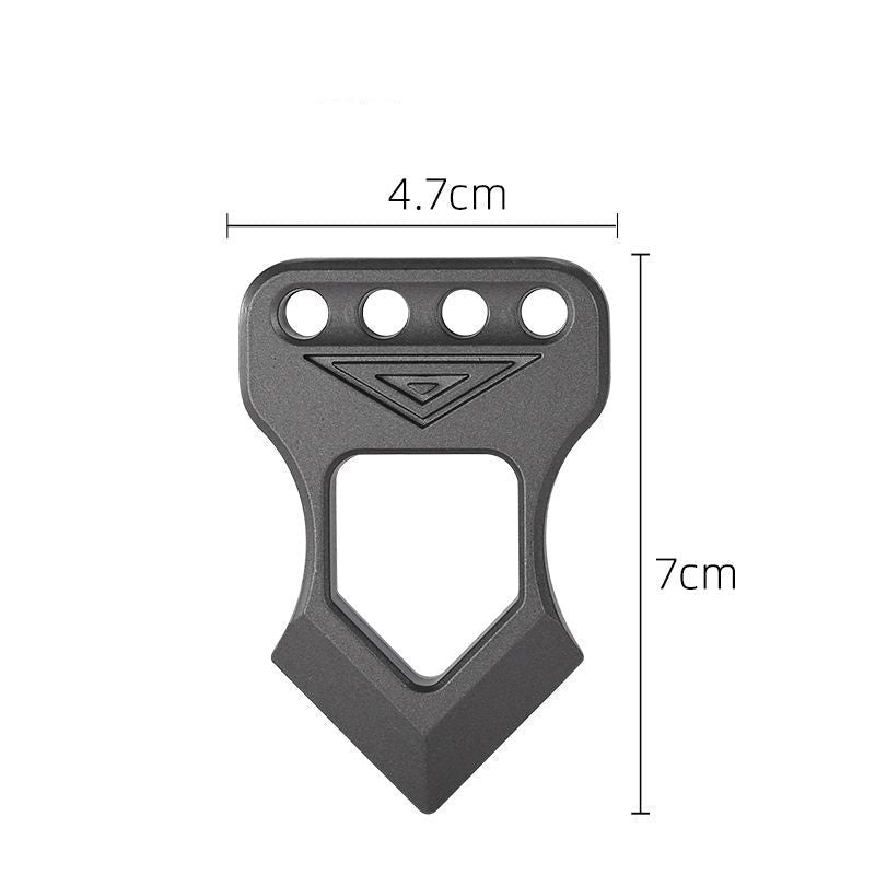 Decorative Mini Knuckle Duster Pendant for Personal Safety