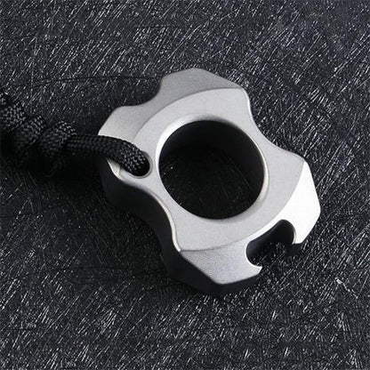 Handfire Mini Titanium Knuckle Duster Dual-Function Bottle Opener