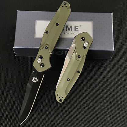Liome Folding Hunting Knife with Aluminum Grip for Outdoor and EDC Use