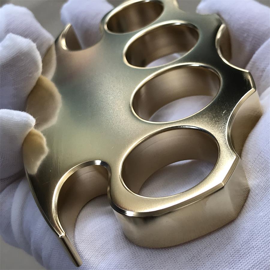 Brass Self-Defense EDC Knuckle Duster with Smooth Polished Surface