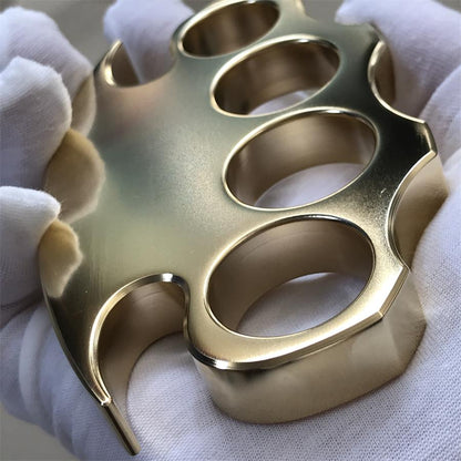 Brass Self-Defense EDC Knuckle Duster with Smooth Polished Surface