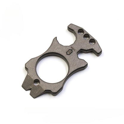 Titanium TC21 Knuckle Duster MultiTool Keychain