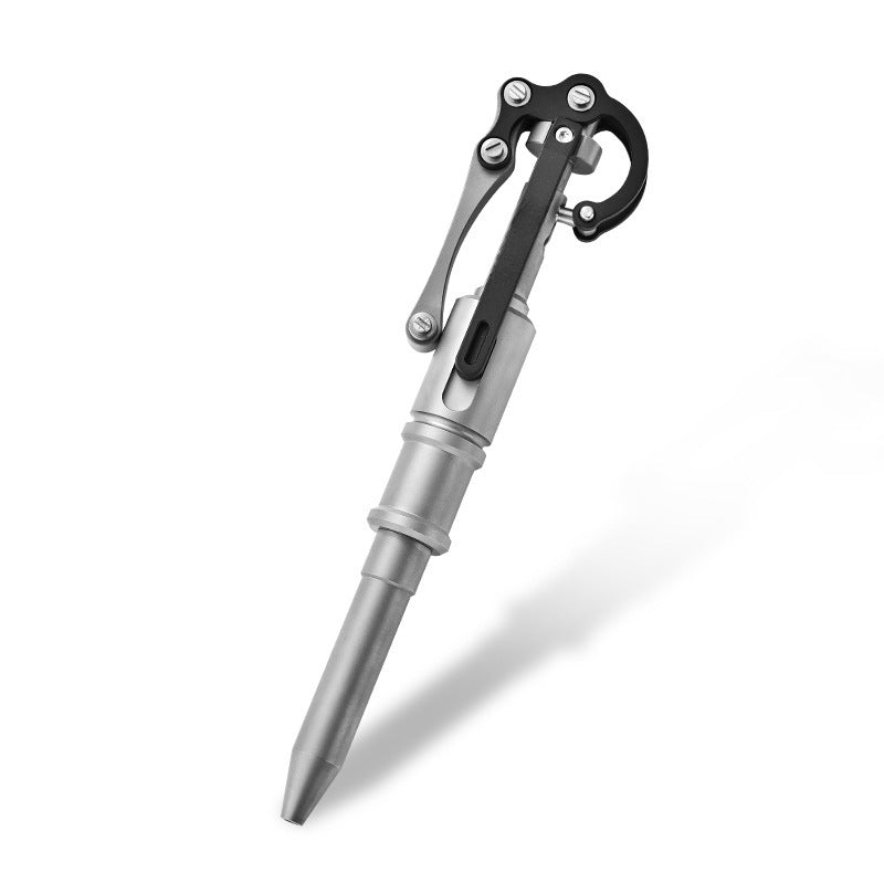 Multifunctional Tactical Pen Made of Titanium