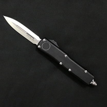 Aluminum Handle Survival Knife Tactical Outdoor Defense Camping Pocket Gear