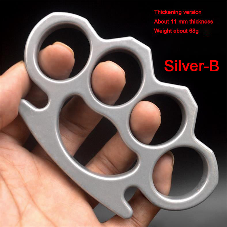 Heavy Duty Brass Knuckle Duster Four Finger Protection Tool