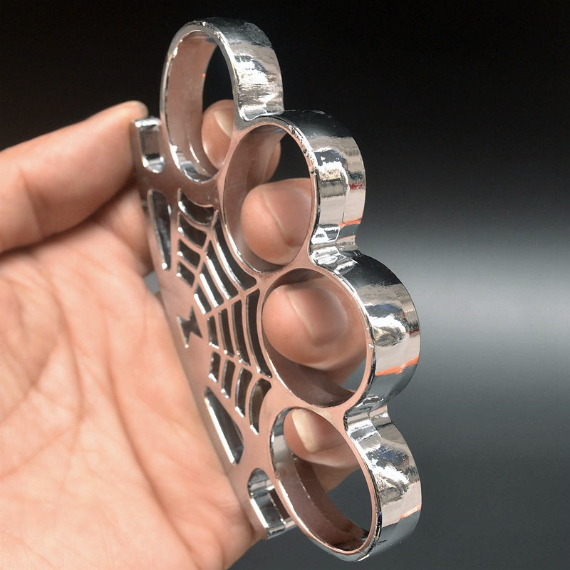 Brass Knuckle Duster EDC Tool for Boxing Defense and Window Breaking