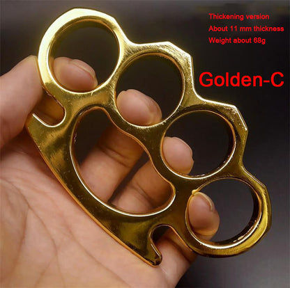Heavy Duty Brass Knuckle Duster Four Finger Protection Tool