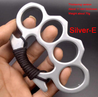 Heavy Duty Brass Knuckle Duster Four Finger Protection Tool