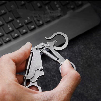 Pocket Blade Keychain with High Rebound for EDC and Personal Defense