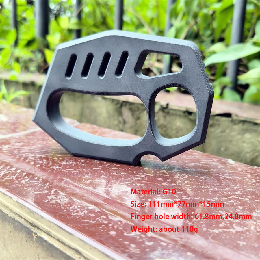 Multifunctional G10 Knuckle Duster Personal Defense Tool for EDC