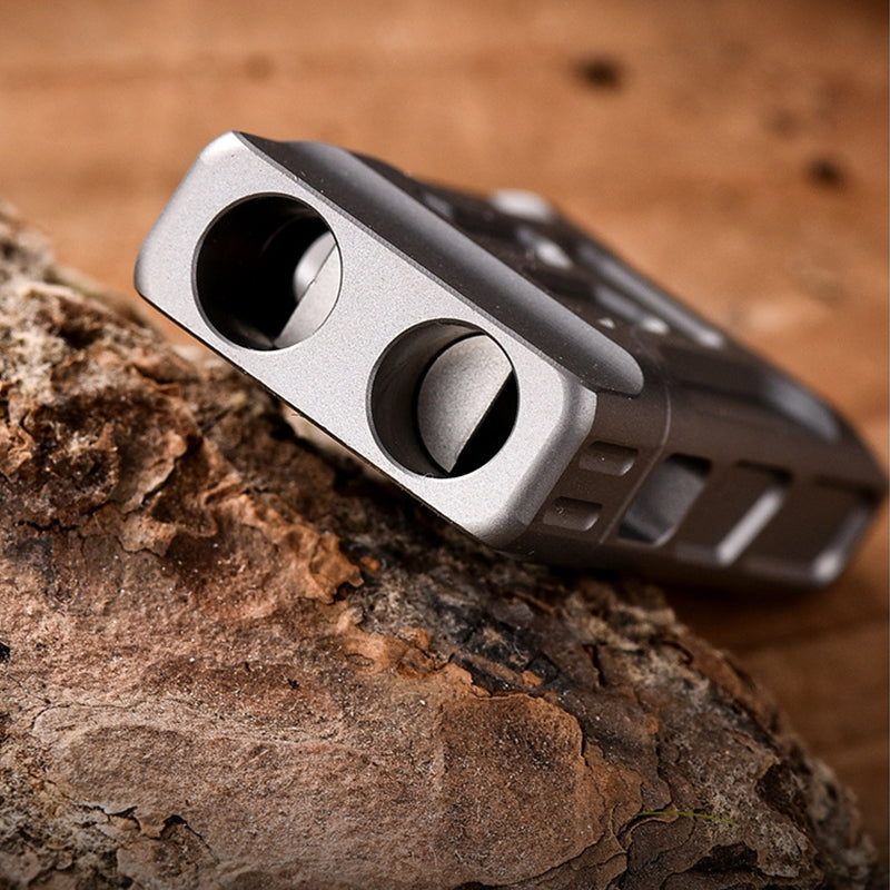 Titanium Dual Barrel Whistle for Extreme Sound Output