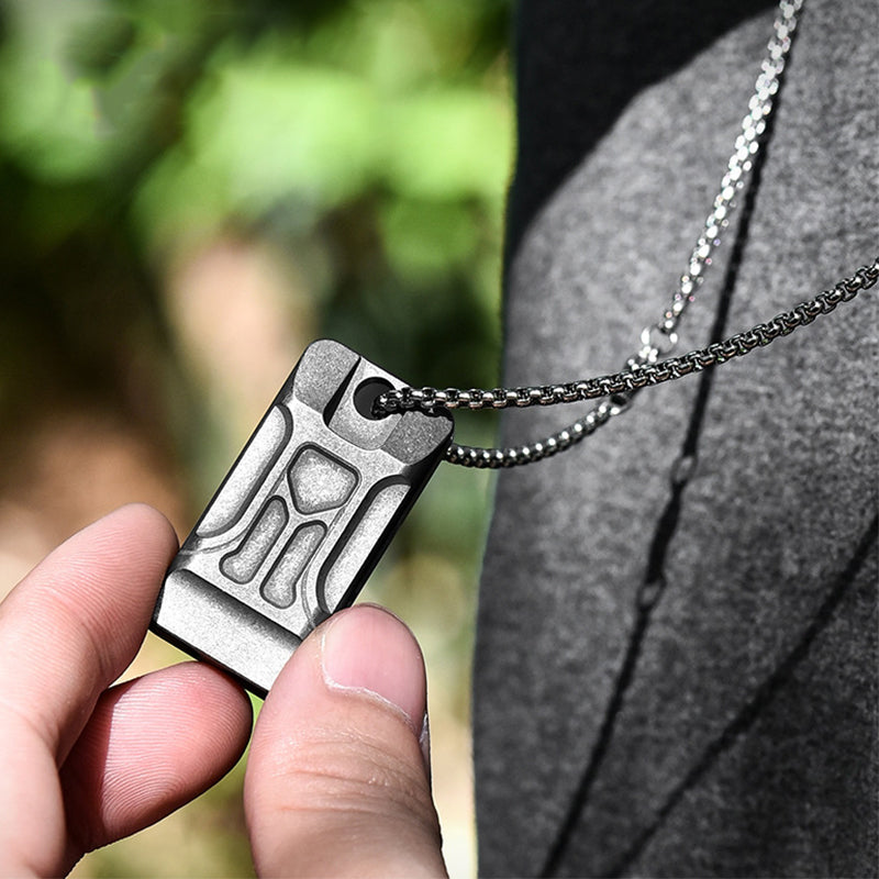 Titanium Dual Barrel Whistle for Extreme Sound Output
