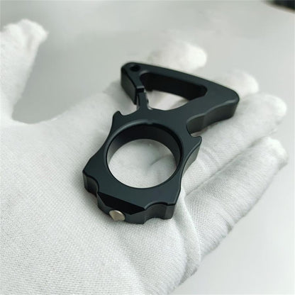 Keychain Self-Defense Tool with Knuckle Duster and Bottle Opener