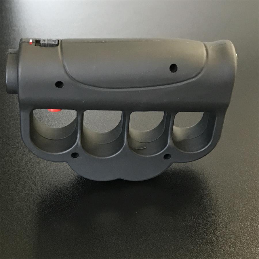 Knuckle Duster Stun Gun with Flashlight and Baton Functions