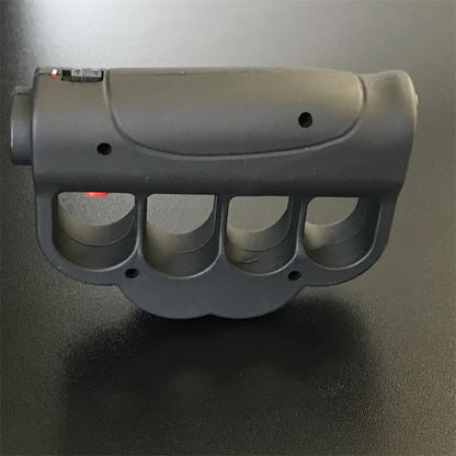 Knuckle Duster Stun Gun with Flashlight and Baton Functions