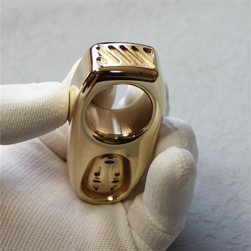 Mini Exquisite Brass Knuckle Duster Window Breaker