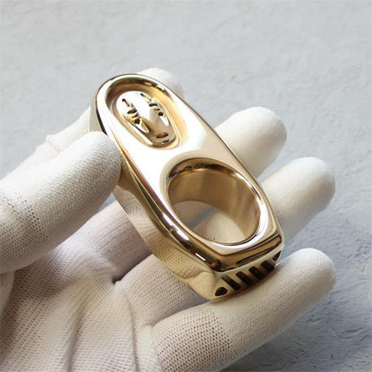 Mini Exquisite Brass Knuckle Duster Window Breaker