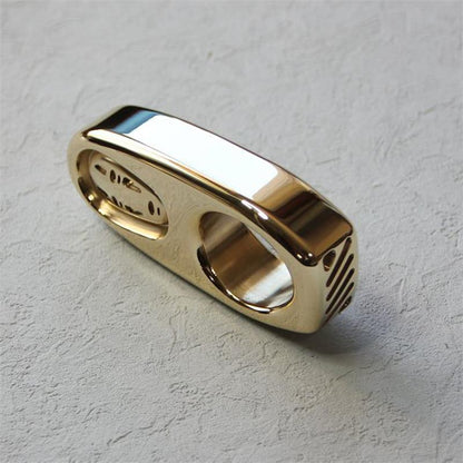 Mini Exquisite Brass Knuckle Duster Window Breaker