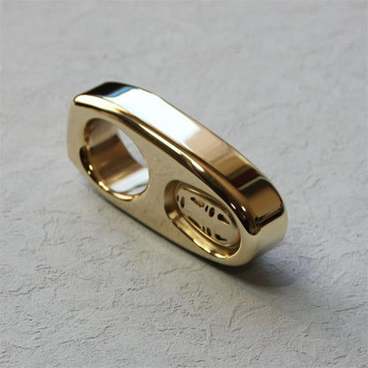 Mini Exquisite Brass Knuckle Duster Window Breaker