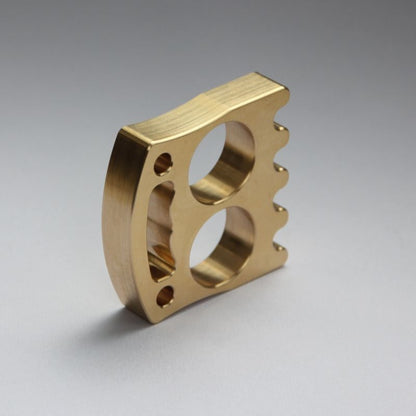 Mini Smiley Brass Knuckle Duster Window Breaker