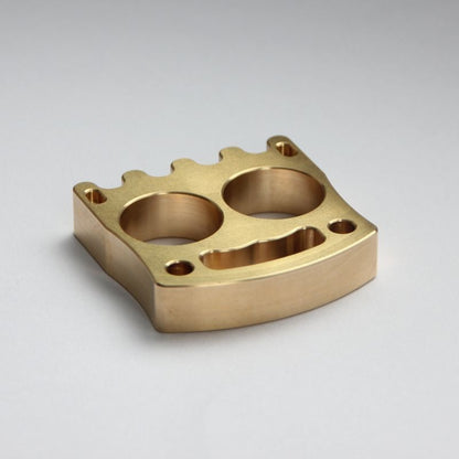 Mini Smiley Brass Knuckle Duster Window Breaker