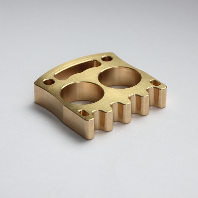 Mini Smiley Brass Knuckle Duster Window Breaker