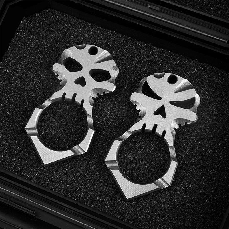 Titanium Mini Knuckle Duster Window Breaker EDC Decor Tool