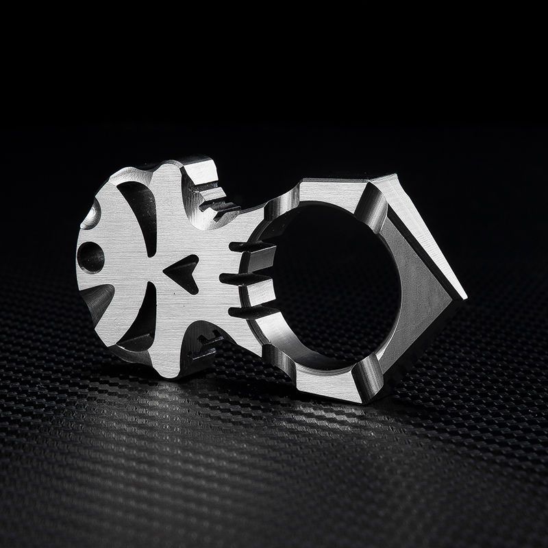 Titanium Mini Knuckle Duster Window Breaker EDC Decor Tool